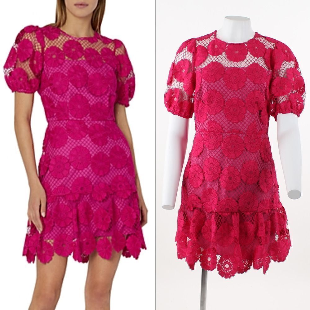 Milly Yasmin Gerber Puff Sleeve Dress